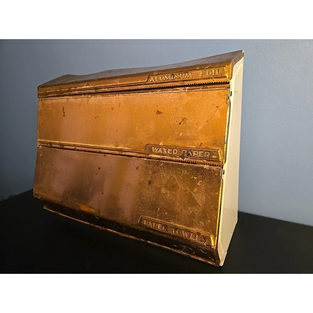 1950s‎ Lincoln Beautyware CU Dispenser For Waxed Paper Towel Aluminum Foil Wrap